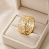 Vintage Hollow Flower Ring 2