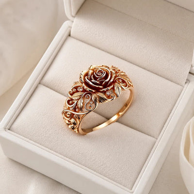 Rose Gold Sculptural Ring