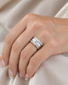 Three-Piece Crystal Ring Set 1