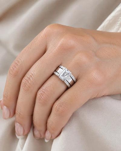 Three-Piece Crystal Ring Set