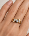 Vintage Zirconia Gold Ring 1