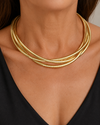 Layered Woven Collar Necklace 1