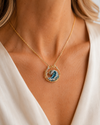 Two-Tone Stainless Steel Necklace Set 2