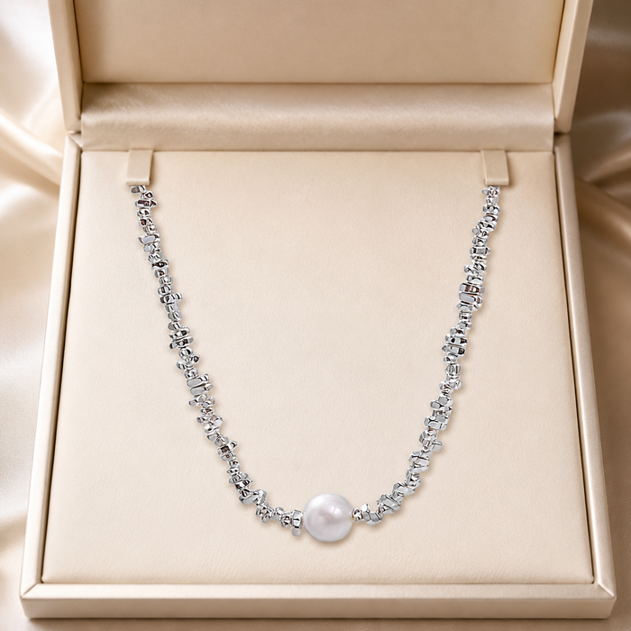 Pearl Silver Necklace