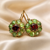 Vintage Rhinestone Drop Earrings 1
