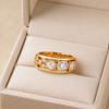 Geometric Two-Tone Ring 1