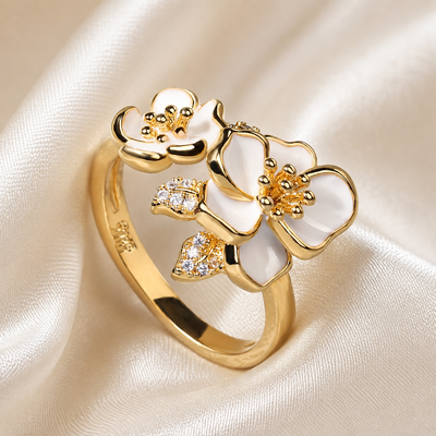 Adjustable Daisy Ring