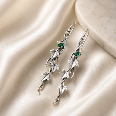 Vintage Leaf Earrings