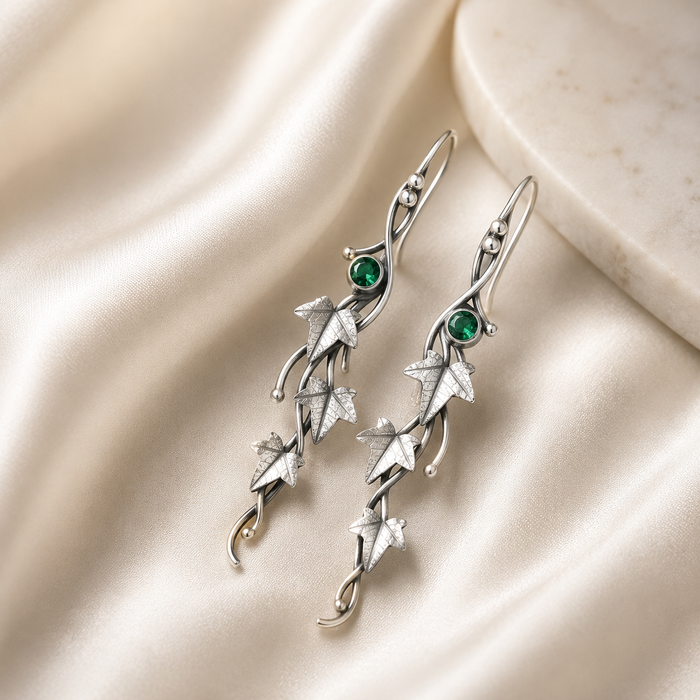 Vintage Leaf Earrings
