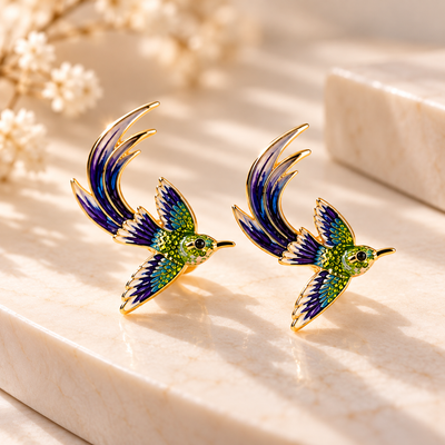 Hummingbird Stud Earrings