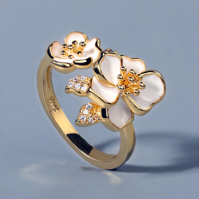 Adjustable Daisy Ring