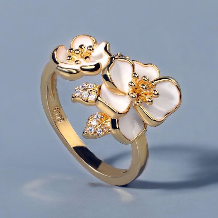 Adjustable Daisy Ring