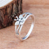 Vintage Silver Butterfly Ring 2