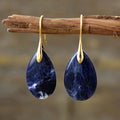 Bohemian Stone Teardrop Earrings