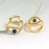 Blue Evil Eye Earrings 3