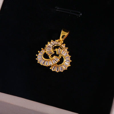Ornate Golden Pendant Necklace