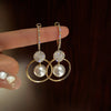 Pearl Circle Earrings 1