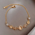 Opal Star Charm Bracelet