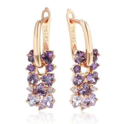 Square Zirconia Earrings