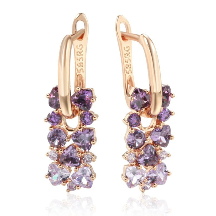 Square Zirconia Earrings