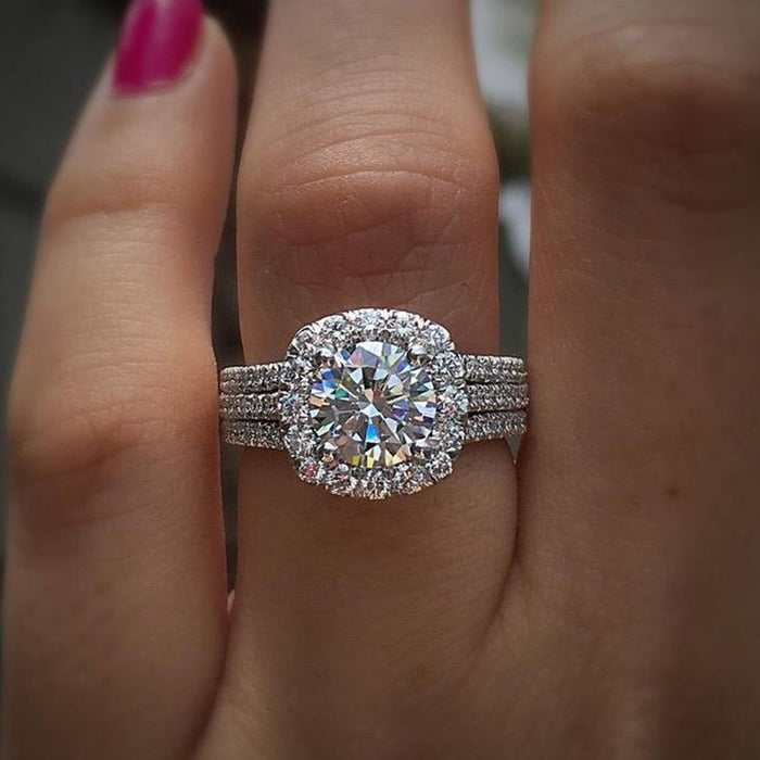 Pavé Zircon Copper Ring