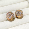 Zircon Flower Cluster Earrings 1