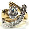 Gold-Plated Zirconia Ring 1