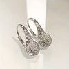 Pavé Zircon Hoop Earrings 1