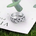 Paw Print Collar Ring