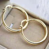 Oversized Glossy Hoop Earrings 2