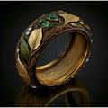 Vintage Malachite Statement Ring