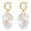 Pearl Shell Petal Earrings 3