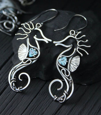 Vintage Seahorse Earrings