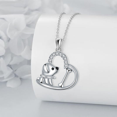 Puppy Heart Necklace