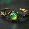 Vintage Emerald Branch Earrings 1