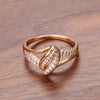 Pave Zircon Solitaire Ring 1