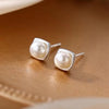 Sterling Silver Pearl Earrings 1