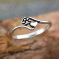 Paw Print Wrap Ring