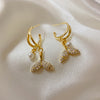 Zircon Mermaid Tail Earrings 2