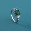 Emerald Green Zircon Ring 1