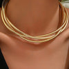 Layered Woven Collar Necklace 2