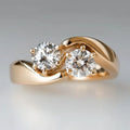 Zirconia Gold Ring