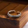 Silver Feather Leaf Ring 1