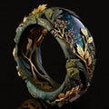 Malachite Vine Ring