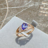 Purple Zircon Gold Ring 1