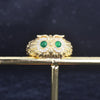 Green Eyed Owl Ring 2
