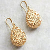 Vintage Hollow Carved Earrings 1