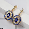 Sapphire Crystal Drop Earrings 1
