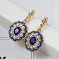 Sapphire Crystal Drop Earrings