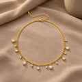 Baroque Pearl Heart Pendant Necklace